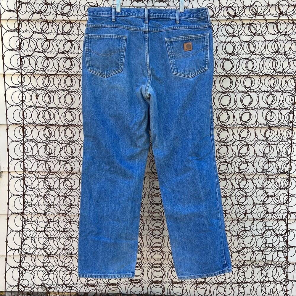 Carhartt Loose Fit Denim Jeans 38x34 B167 DST